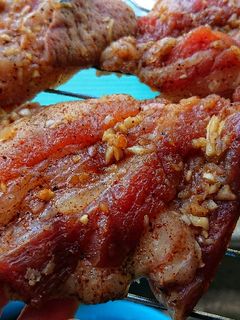 Hình của món Thịt ba chỉ "một nắng".