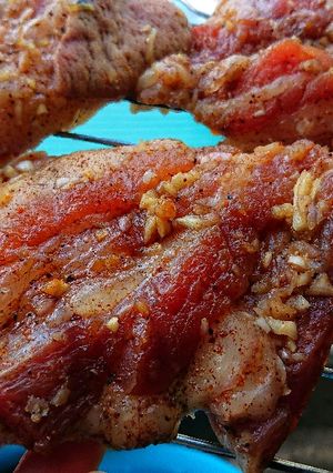 Hình của món Thịt ba chỉ "một nắng".