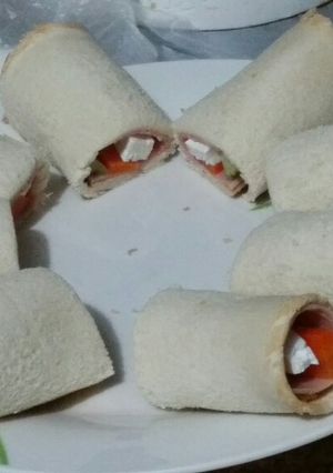 Una foto de Rollitos de verduras