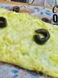 Chicken cheese omelette
