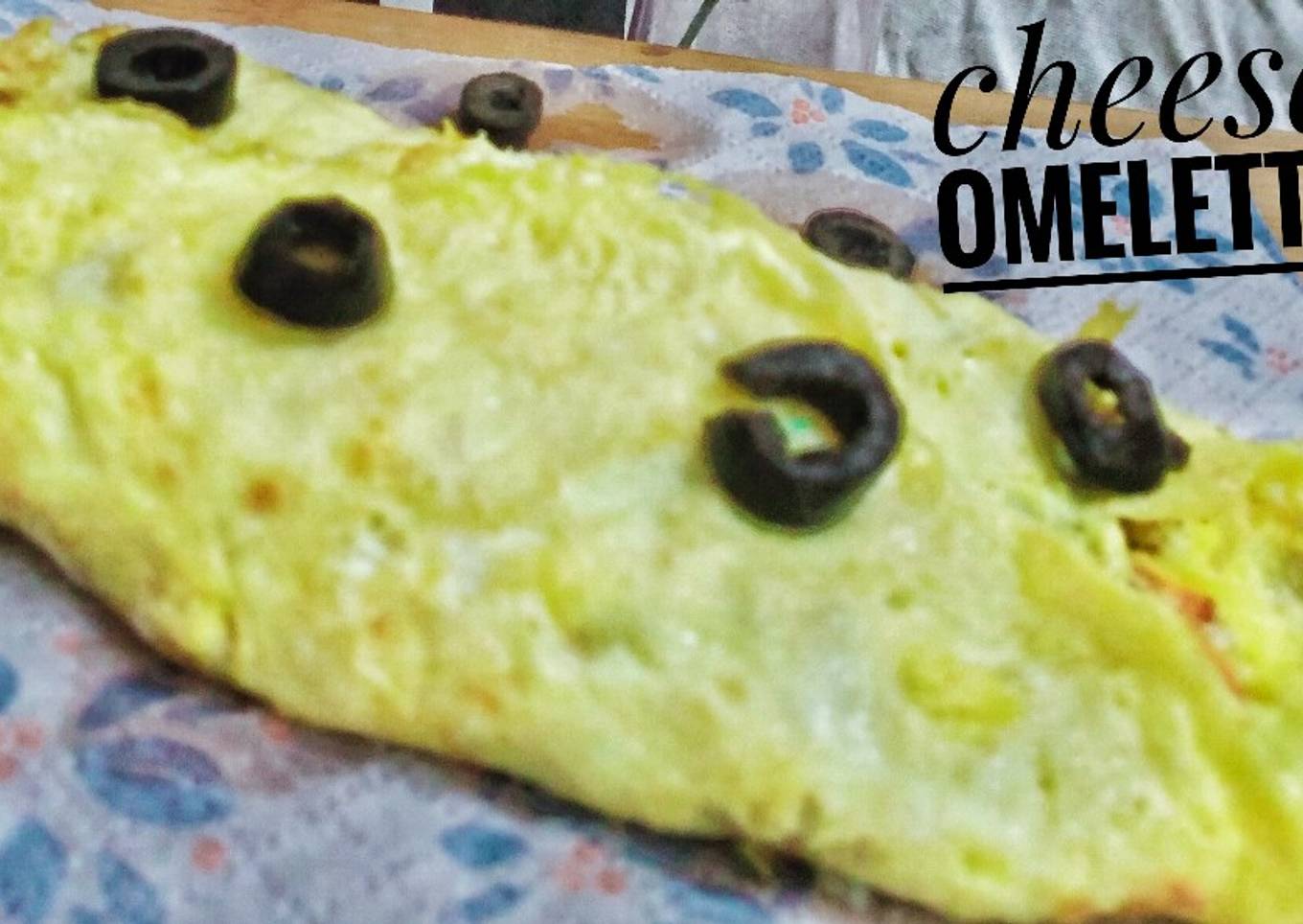 Chicken cheese omelette