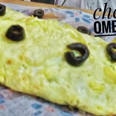 Chicken cheese omelette A picture of Chicken cheese omelette.
