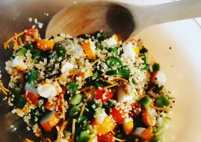 Salade de la mer et quinoa