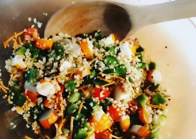 La Délicieuse Recette du Salade de la mer et quinoa