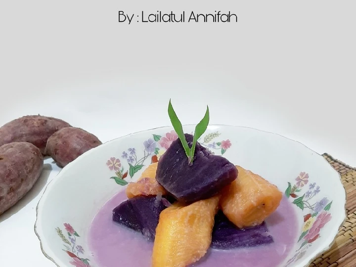Langkah Mudah untuk Membuat Resep  Kolak Taro (Ubi Ungu) yang Sempurna, Lezat