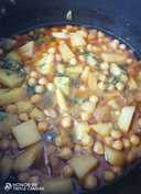 Alu mian with chaney(Al Batatis wa hummus)