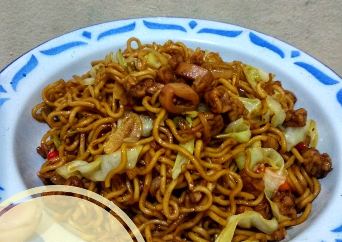 Mie Goreng Tempe Cumi Asin