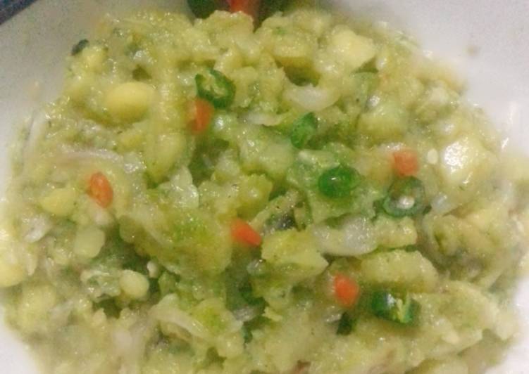 Steps to Prepare Super Quick Homemade Kakrol Bharta (Teasle Gourd Bharta)