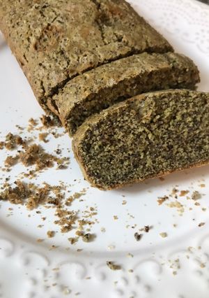 Una foto de Pan de lino y arvejas 💚
