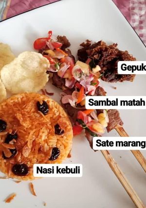 Foto resep Sate Maranggi sambel matah