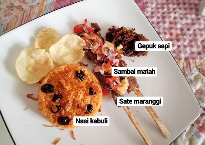 Sate Maranggi sambel matah