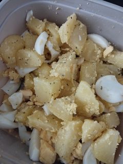 Una foto de Papas aliñas