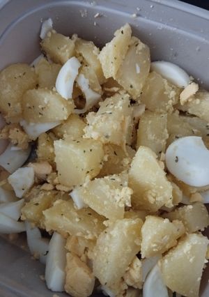 Una foto de Papas aliñas
