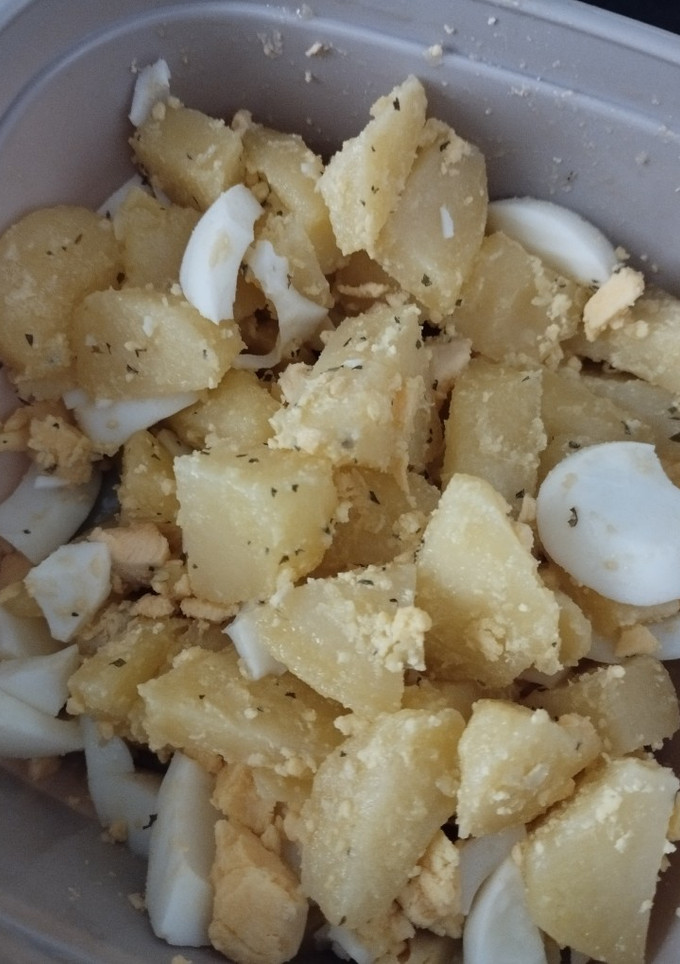Una foto de Papas aliñas