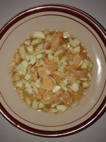 Cara Mudah Membikin Resep  Rujak timun jeruk muda yang Lezat Sekali, Lezat