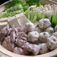 A picture of Chicken Nabe (Hot Pot).