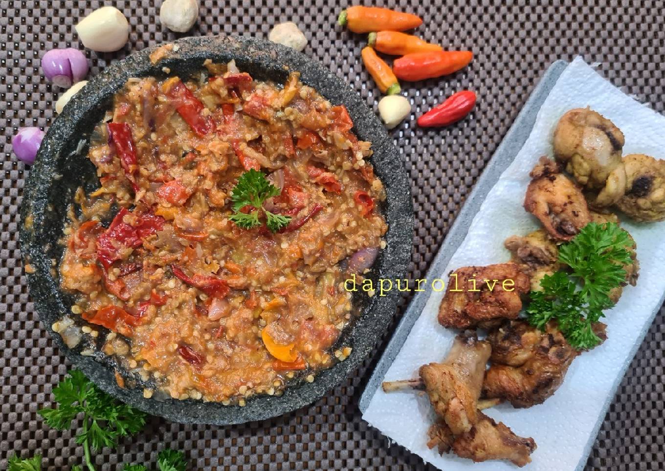 Ayam Goreng Sambal Kemiri