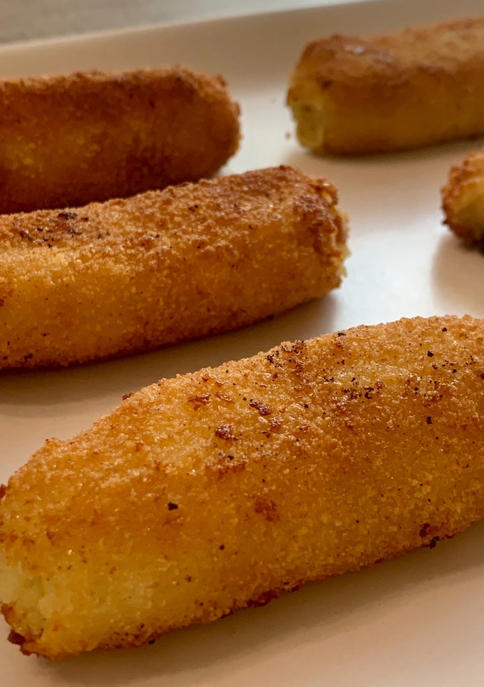 Una foto de Falsas croquetas de queso azul