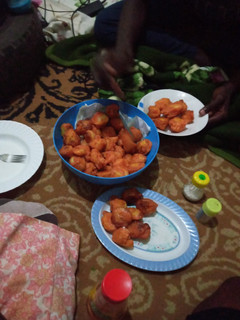 A picture of Viazi karai.