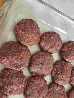 A picture of Home-made Kafta mix Lebanese Baked Kafta and Potatoes with Rice.
