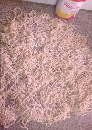 Una foto de Fideos caseros