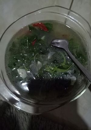 Foto resep Sayur bayam bening seger