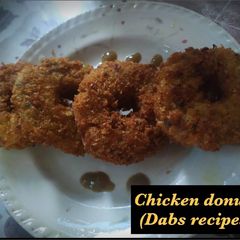 A picture of Chicken donuts.