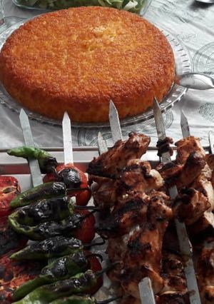 عکسی از دستور جوجه به همراه ته چین