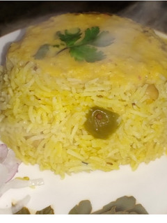 A picture of Dal chawal.