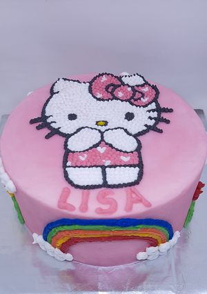 Foto resep Birthday cake hello kitty
