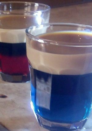 A picture of Gentles grin cocktail.
