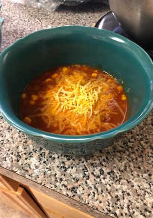 A picture of Taco Soup.