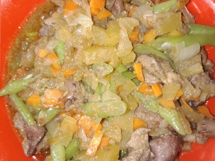 Cara Mudah Menyiapkan Resep Hati oseng sayur yang Menggugah Selera Anti Ribet, Bisa Manjain Lidah