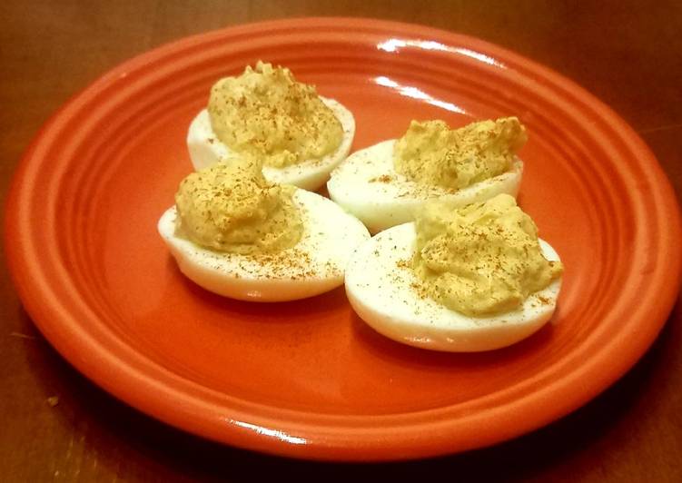 Step-by-Step Guide to Make Any-night-of-the-week Spicy deviled eggs