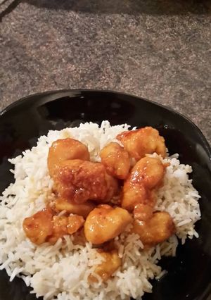 A picture of Honey Orange Chicken - Gluten, wheat & dairy free.