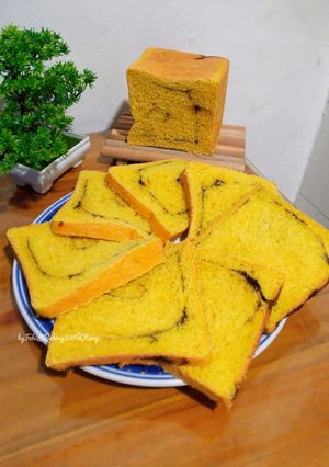 Foto resep Roti Tawar Labu Kuning (Sourdough)