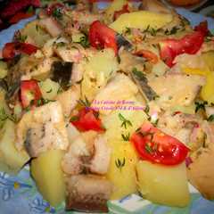 A picture of Hareng fumé au pomme de terre.