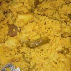 A picture of Vegetables rice.