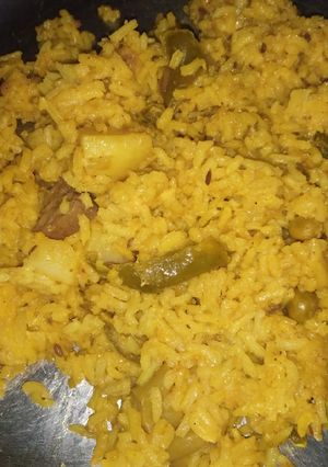 A picture of Vegetables rice.