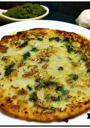 গারলিক পরোটা(garlic paratha recipe in bengali) রেসিপির প্রধান ছবি