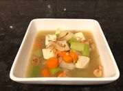 A picture of vegetarian vegetable soup