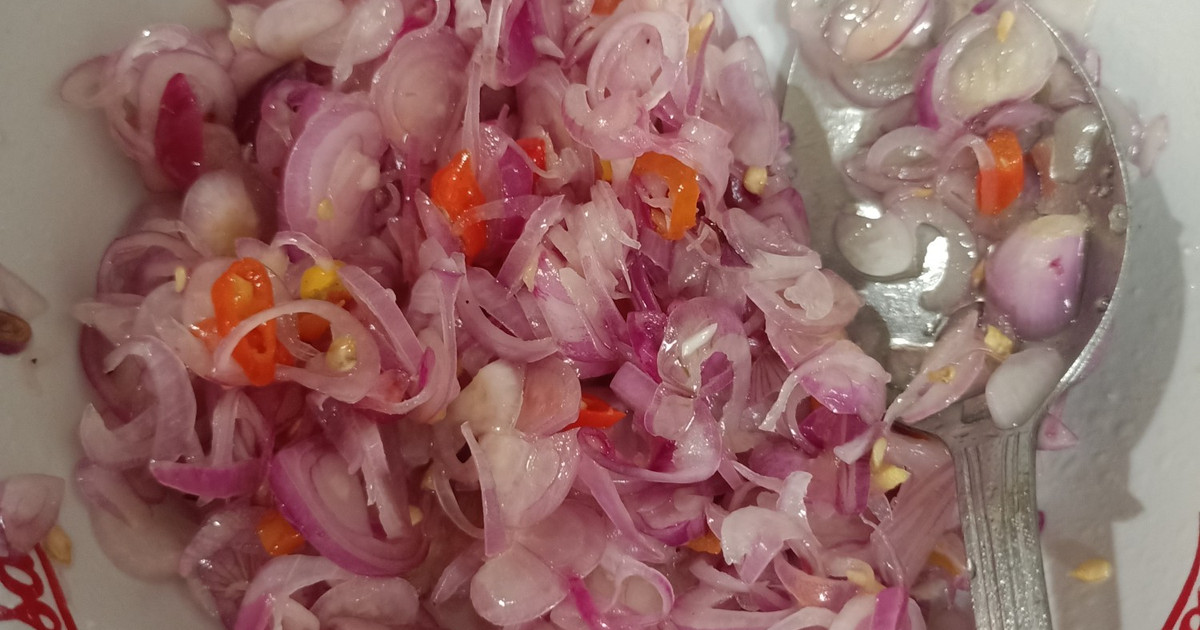 Resep Sambal Matah Bali Mirip Warung Chaya Bali Paling Mudah dan Enak