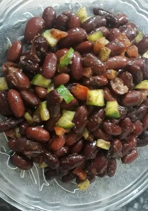 A picture of Rajma chat.
