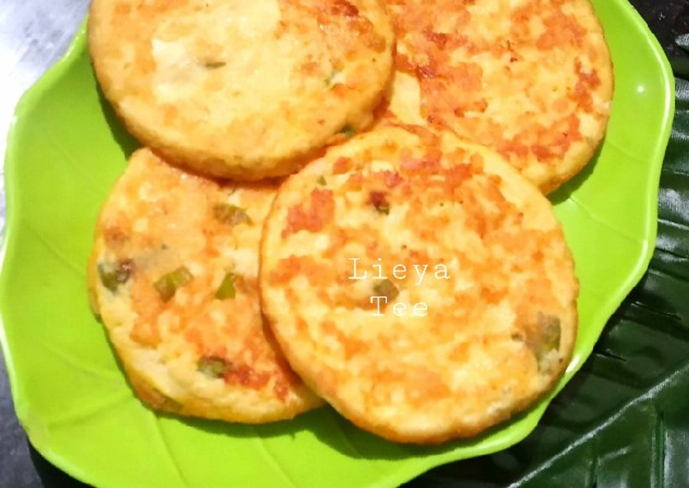 Telur Tahu Dadar Keju Parmesan
