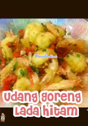 Foto resep Udang Goreng Lada Hitam