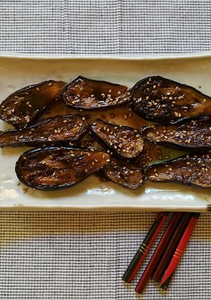 Una foto de Berenjenas teriyaki