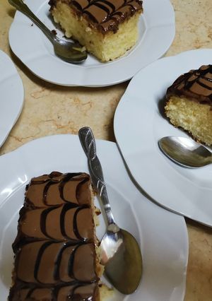 صورة لوصفة كيكة الزبادي
