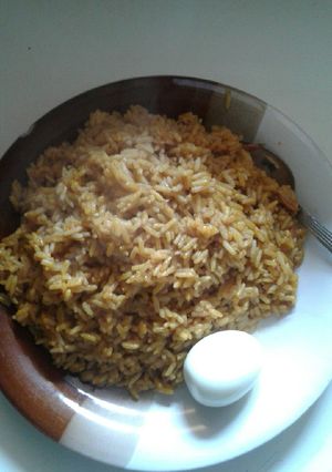 A picture of Sharp sharp Concoction jollof rice.