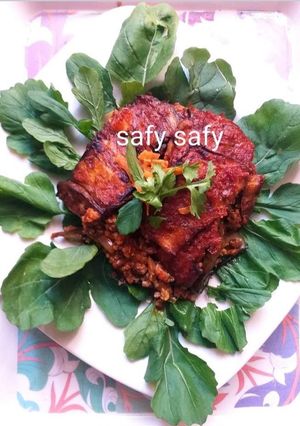 A picture of Moussaka with Special Touches and Additions.