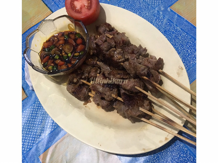 Resep: 74. Sate Bumbu Simple dengan Saus Kecap Praktis